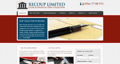 Desktop Screenshot of debtcollectionireland.net